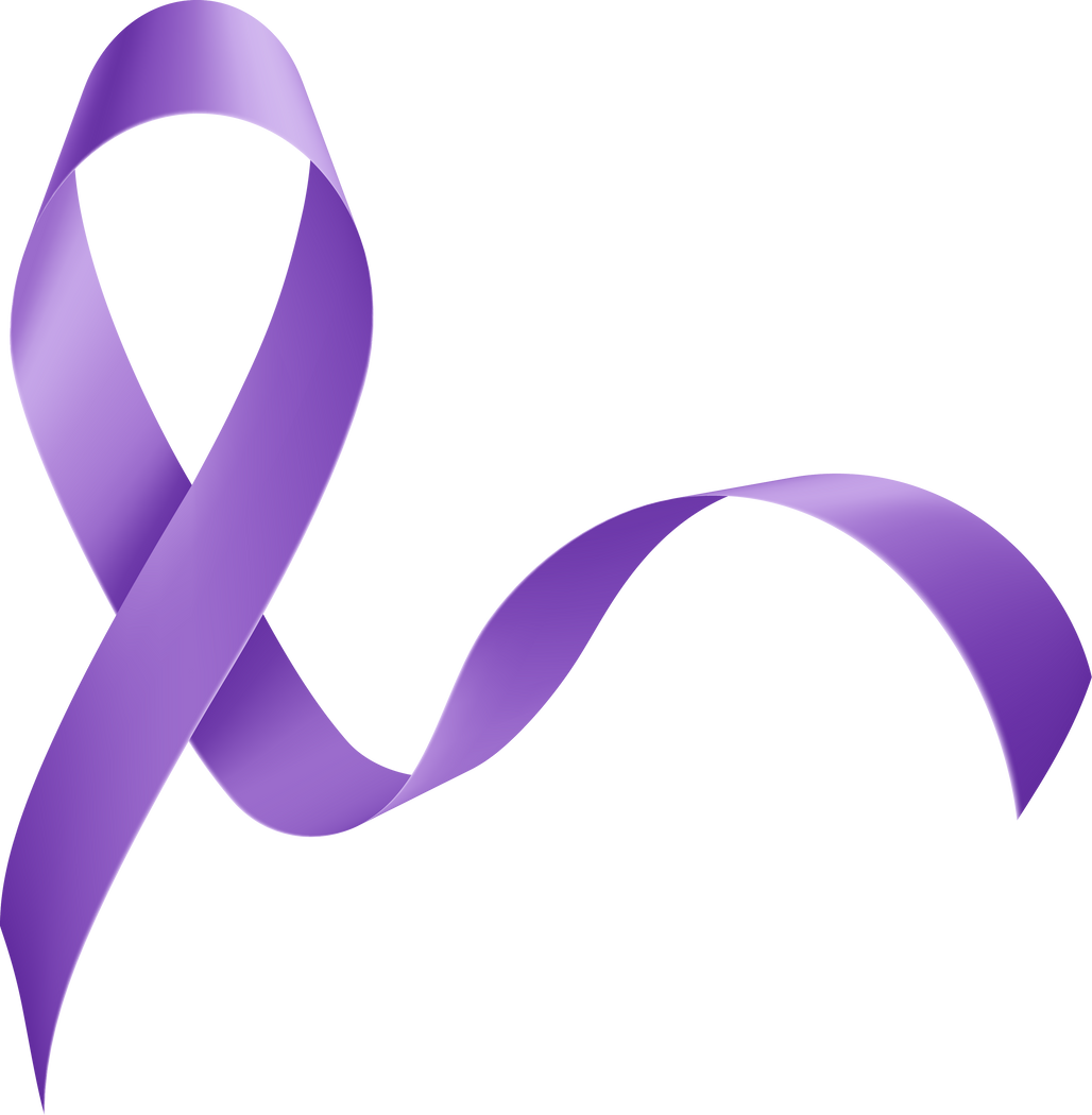 Purple Awareness Ribbon